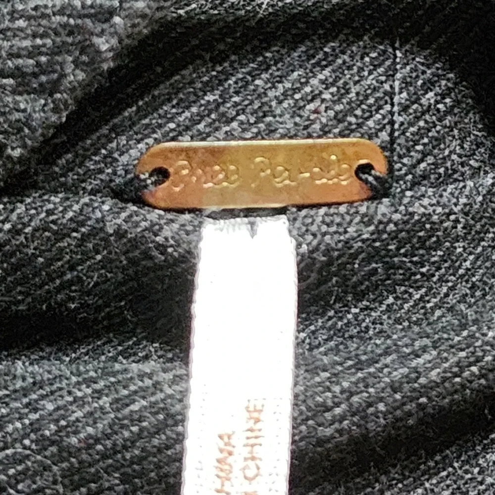 Free People Embroidered Military Coat Women 2 Grey Studded Fit Flare Victorian